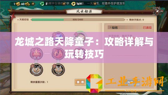 龍城之路天降童子：攻略詳解與玩轉(zhuǎn)技巧